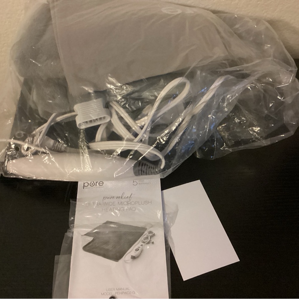 Pure Enrichment Ultra Wide Microplush Heating Pad